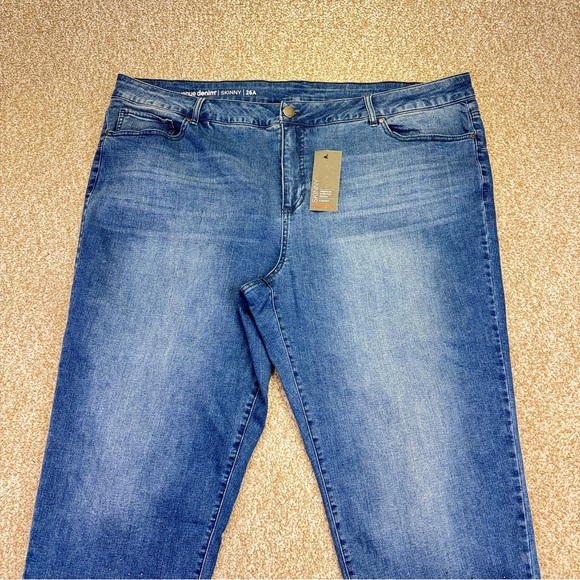 New Avenue Blue Denim Jeans Women’s size 26 A Stretch - Picture 2 of 14